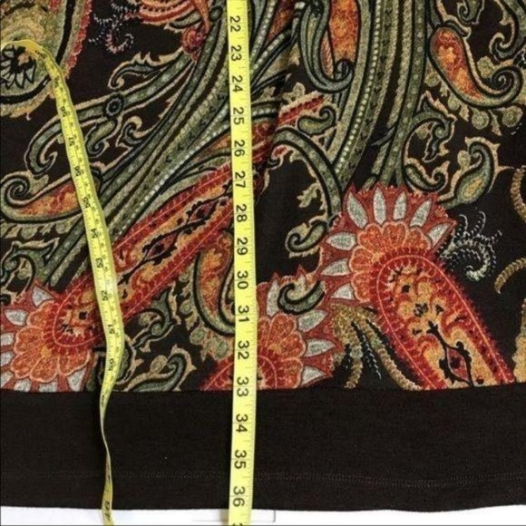 Sandra Darren Brown 6 Paisley Print Shift Dress - Picture 7 of 9